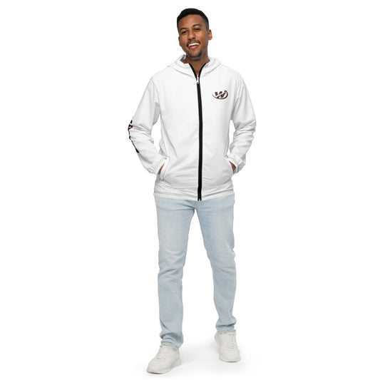 W - Men’s windbreaker - White