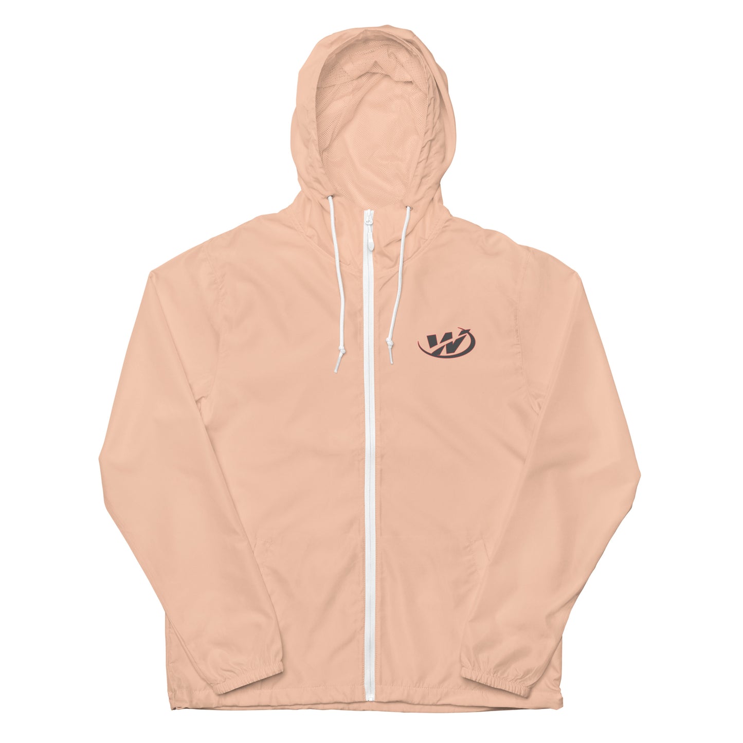 W - Unisex lightweight zip up windbreaker