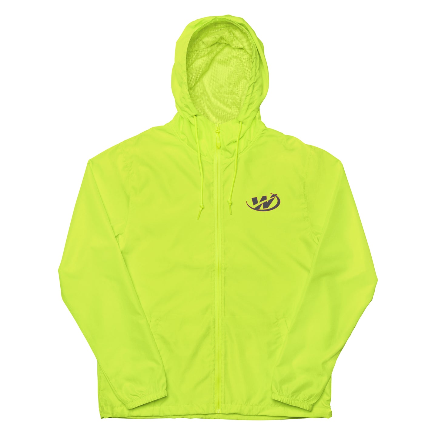 W - Unisex lightweight zip up windbreaker